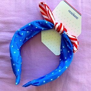 A Mini USA/July 4th/ Stars and Stripes headband